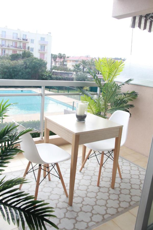 Les Palmiers - Appartement Avec Piscine Proche Plages - Wifi Et Clim Антиб Екстериор снимка
