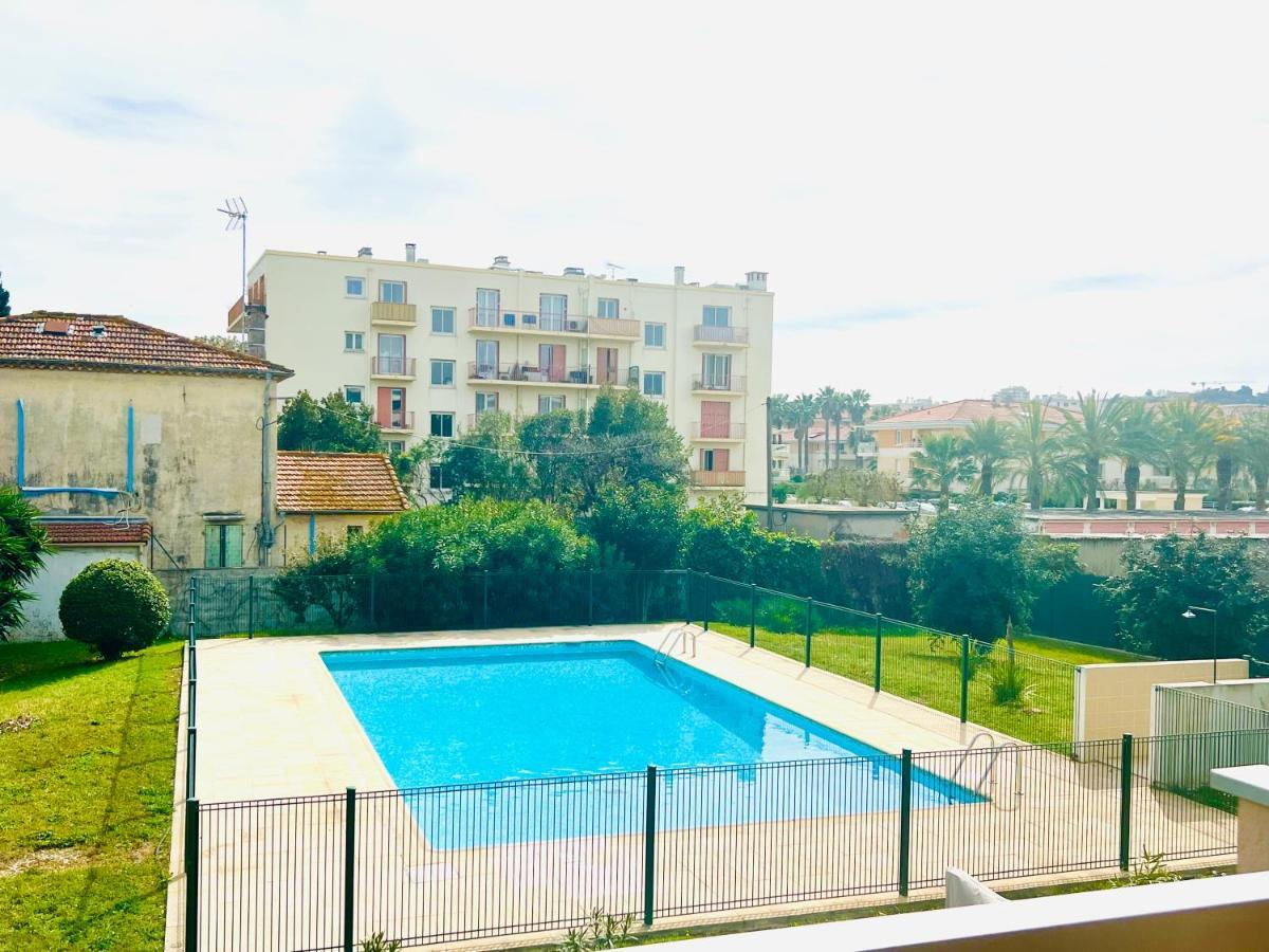 Les Palmiers - Appartement Avec Piscine Proche Plages - Wifi Et Clim Антиб Екстериор снимка