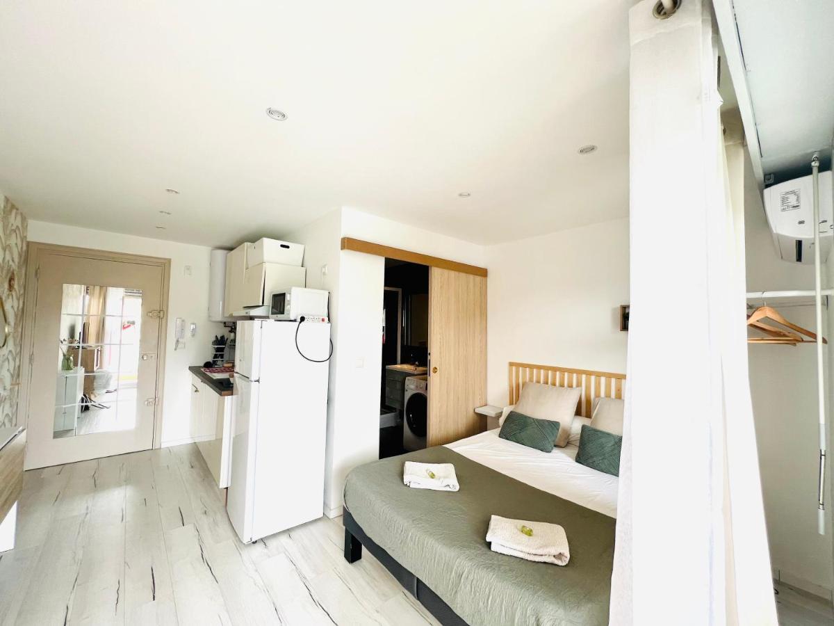 Les Palmiers - Appartement Avec Piscine Proche Plages - Wifi Et Clim Антиб Екстериор снимка
